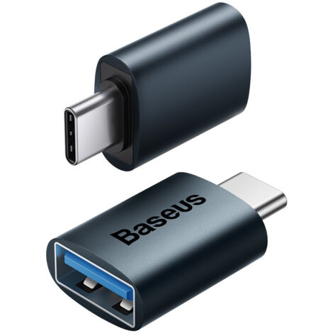 Adaptador USB-C a USB-A de la serie Ingenuity, color azul