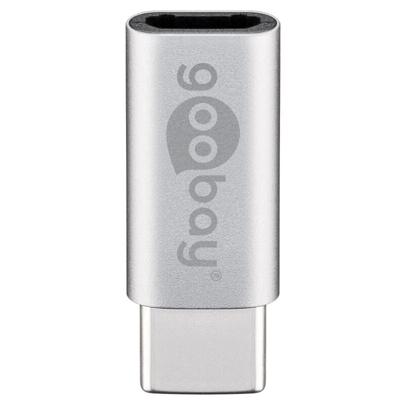 

Goobay - Adaptador USB-C Macho A MicroUSB Hembra PLATA