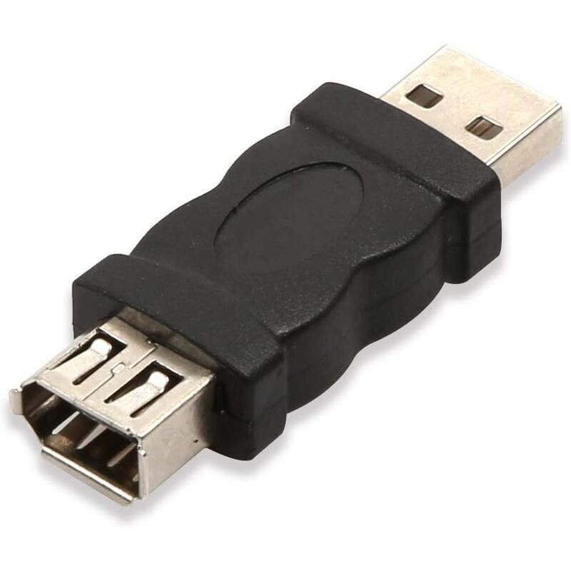 

Adaptador USB macho a Firewire IEEE 1394 6 pines hembra Negro