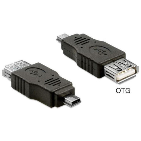Adaptador Usb Mini Macho  Usb 2.0-A Hembra Otg
