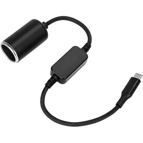 Adaptador USB para encendedor de cigarrillos de coche (Tipo C)