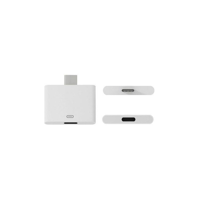 

Adaptador USB tipo C 3.1 macho a Lightning hembra Blanco