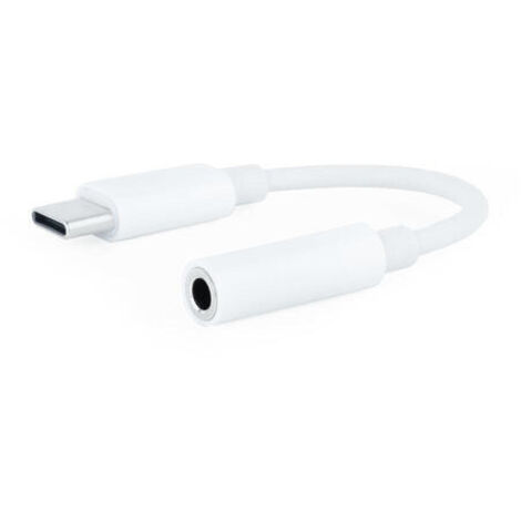 Adaptador USB Tipo-C Nanocable 10.24.1205-W/ USB Tipo-C Macho - Jack 3.5 Hembra