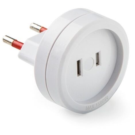 Adaptador viaje 6a-250v europa-usa polic bl famat