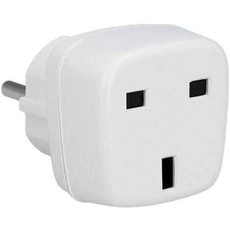 Adaptador Viaje Toma Inglesa A Schuko