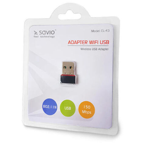 ADAPTADOR WIFI SAVIO CL-43