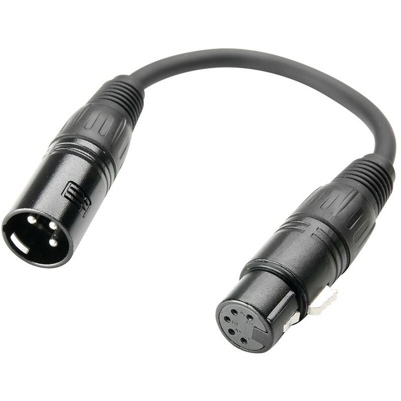 

Adaptador XLR 3P Macho A XLR 5P Hembra