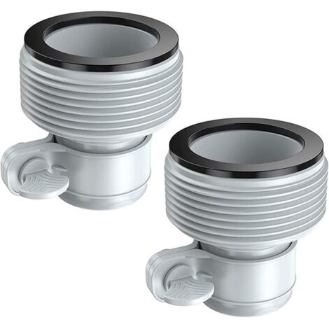 Adaptadores de manguera para bomba de filtro de piscina tipo B (paquete de 2) – Conector de repuesto de 1,25" a 1,5" para accesorios de piscina  Ajuste universal para bombas y mangueras de piscina