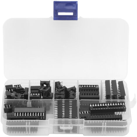 Adaptadores de zócalo para circuitos integrados en línea de 66 pines para componentes electrónicos de bricolaje (6, 8, 14, 16, 18, 20, 24 y 28 pines)