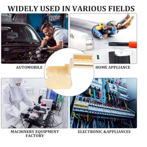 Adaptadores eléctricos multifuncionales bidireccionales de latón de 3 vías con desconexión rápida y terminaciones hembra/macho.