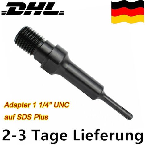 Adaptateur 1 1/4" UNC vers SDS Plus pour foret diamanté, carottier DHL
