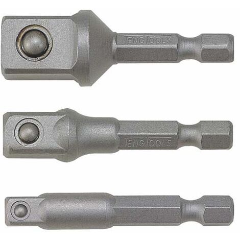 Adaptateur, 1/4 hexagonal à carré, 1/4 Tengtools ACCSDA1414