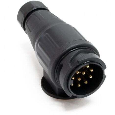 Adaptateur 13 broches pour remorque 12V Fiche pour attelage de remorque Prise de courant Automobile