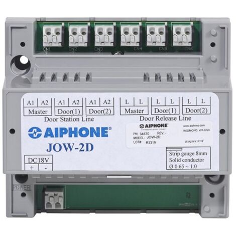 Adaptateur 2 entrées pour série JO - AIPHONE - JOW2D - 130415