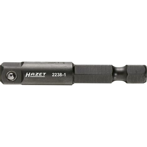 Adaptateur 2238-1 ∙ Hexagone massif 1/4 pouce (6,3 mm) ∙ Carré massif 1/4 pouce (6,3 mm) ∙ Longueur : 50 mm