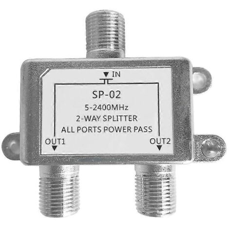 Adaptateur 24V 1A à Connexion Rapide pour Récepteur TV Satellite Bidirectionnel