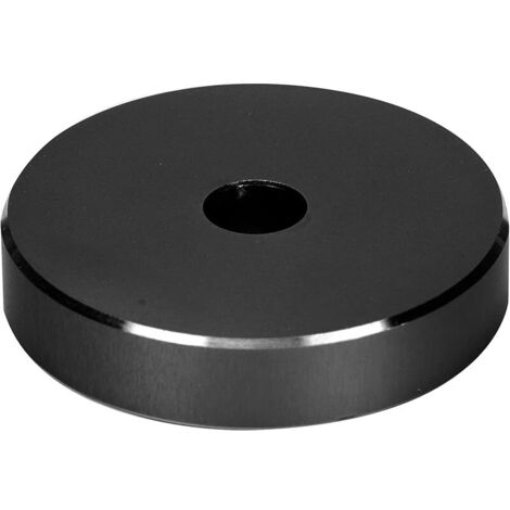 Adaptateur 45 tr/min, Adaptateur Tourne-disque 45, Tourne-disque, Adaptateur Tourne-disque 45 tr/min Feuille de Conversion pour Trous Grands Feuille de Conversion en Vinyle Noir (BLACK)