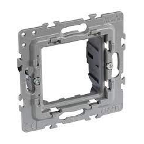 Adaptateur à encastrer 2 modules LATINA - Griffe - à vis