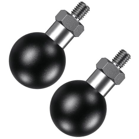Adaptateur à rotule de 1 pouce avec tige filetée M6 x 1,0 pour bras à double rotule de taille B de 1 pouce