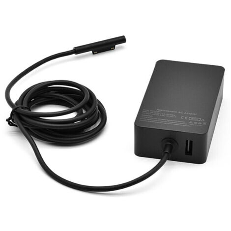 Adaptateur AC compatible Surface Pro 34567 laptop 65W chargeur te prise EU