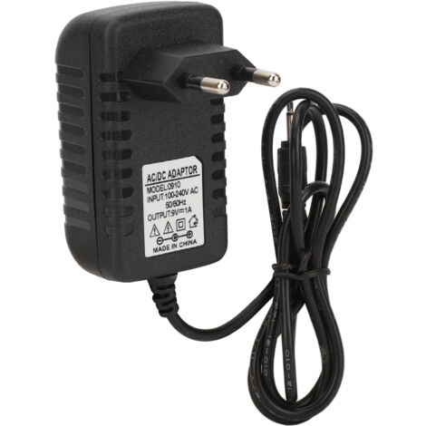 Adaptateur Alimentation 9V 1A EU pour Polisseuse à Ongles, Secteur 100‑240V 50‑60Hz