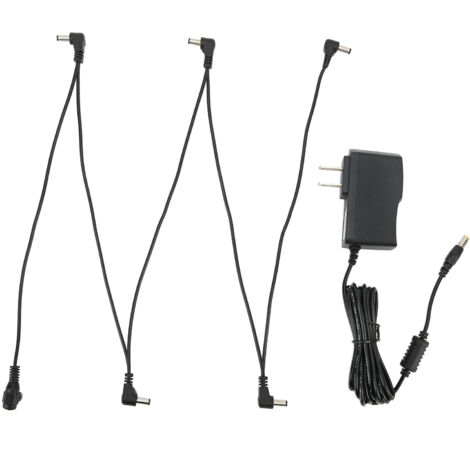 Adaptateur Alimentation 9V DC pour Pédales Effets Guitare 850mA 100-240V AC Prise Européenne
