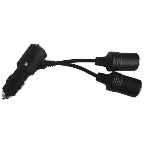 Adaptateur Allume-Cigare Multifonction avec Interrupteur pour Accessoires Auto