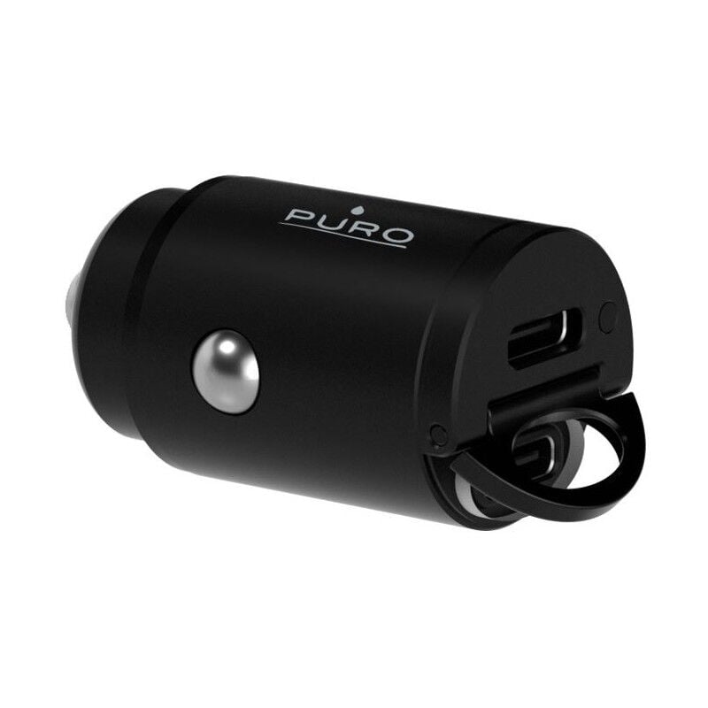 Adaptateur allume cigare Puro double ports USB C 30W Noir