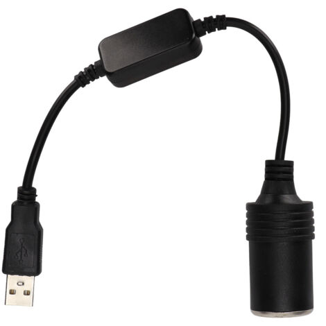 Adaptateur allume-cigare USB 5V vers 12V pour enregistreur de données automobile