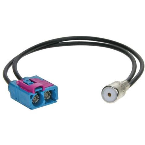Adaptateur Antenne 2X Fakra Z F ISO F compatible avec Audi Seat Skoda VW ap08