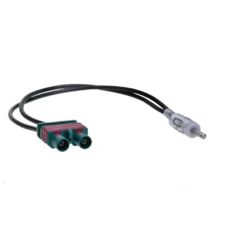 Adaptateur Antenne 2xFakra Din compatible avec Audi VW GOLF 6