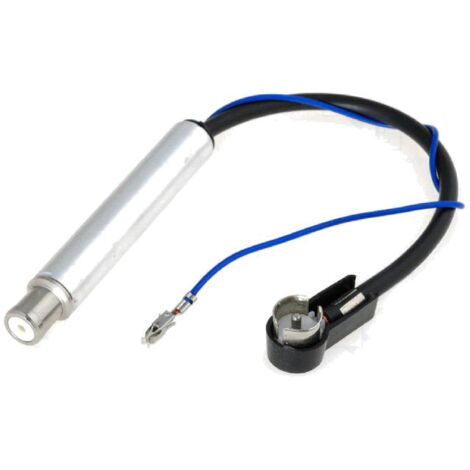 Adaptateur antenne amplifie ISO F ISO M coude compatible avec Audi ap97 Seat av02 VW ap97