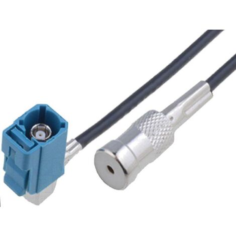 Adaptateur Antenne Fakra F coude ISO F - 0.25m compatible avec VW MFD2 RNS2