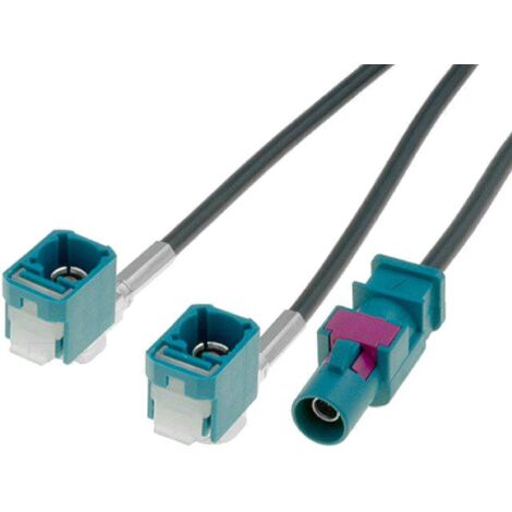 Adaptateur Antenne Fakra M 2x Fakra F - 0.25m compatible avec VW MFD2