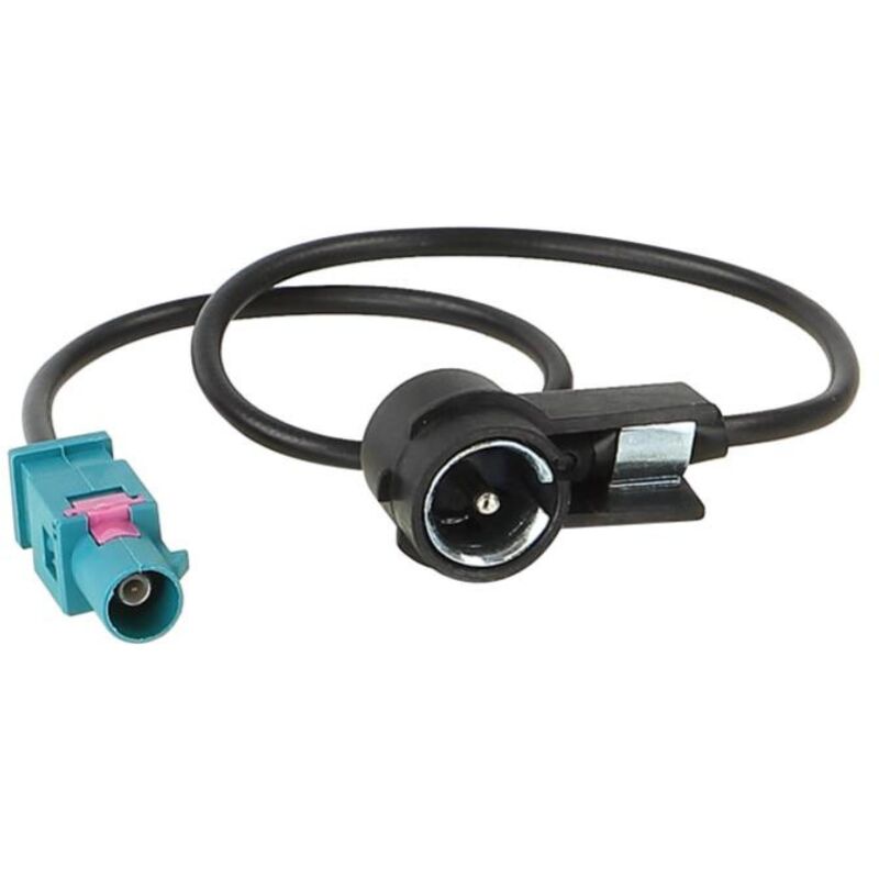 Adaptateur antenne Fakra M vers ISO M compatible avec Audi BMW Citroen Fiat Mercedes Peugeot Seat Skoda ap02