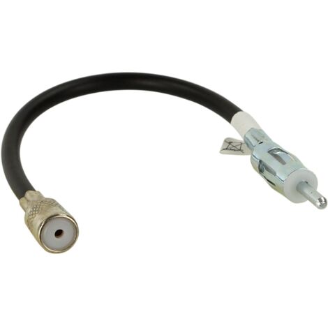 Adaptateur antenne ISO Femelle vers DIN Male 14.5 cm
