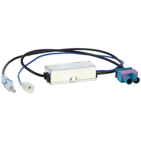 Adaptateur antenne MIB 8.5 V Alimentation fantome 2X Fakra M DIN