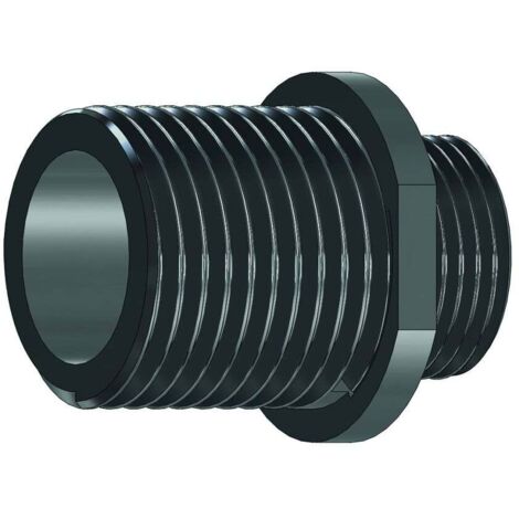 Adaptateur Arrivée M1/2" (15/21) - Sortie M3/8" (12/17) pour sortie de cloison STARFIX Longueur utile 8mm - Anquier