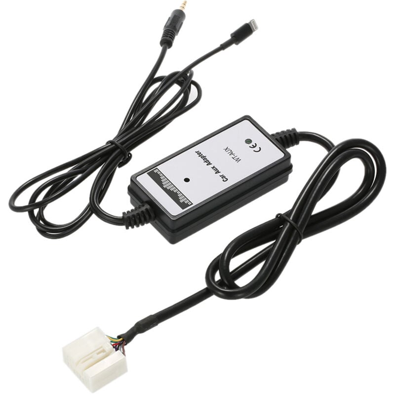 Lifcausal - Adaptateur audio auxiliaire 3,5 mm pour voiture Honda Acura 6 broches Interface usb de chargement pour iPhone 5 6 6s 6plus