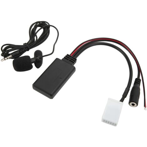 Adaptateur audio auxiliaire Bluetooth RD4 12 broches pour autoradio Citroën C2 C3 C4 C5 C6 C8 avec microphone