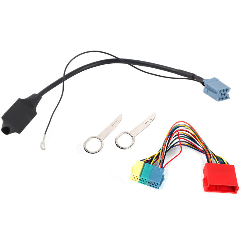 Eosnow - Adaptateur Audio Bluetooth 5.0, 20 broches/8 broches, connecteur Radio, stéréo de voiture, convient pour A2 A3 8L 8P tt