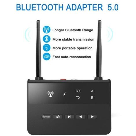 Adaptateur audio sans fil faible latence metteur et rcepteur Bluetooth 50 Aptx HD LL prise RCA 35mm multicolore RECEPTEUR AUDIO