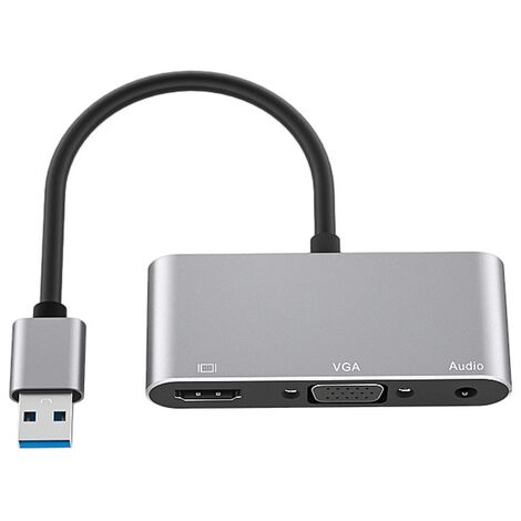 Generic Adaptateur Convertisseur VGA vers HDMI +audio Converter