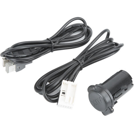 Adaptateur Audio USB AUX avec Câble 4 Pin pour Peugeot 307/407/308/408/508/3008 - Compatible RD43/RD45 - Installation Facile