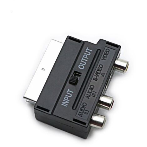Adaptateur audio/vidéo composite Scart, entrée/sortie