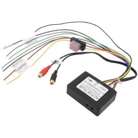 Adaptateur Autoradio pour vehicules avec ampli origine 2 canaux