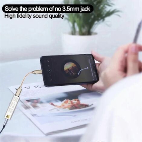 Adaptateur AUX pour sortie casque DAC CS43131 iOS vers sortie 3,5 mm