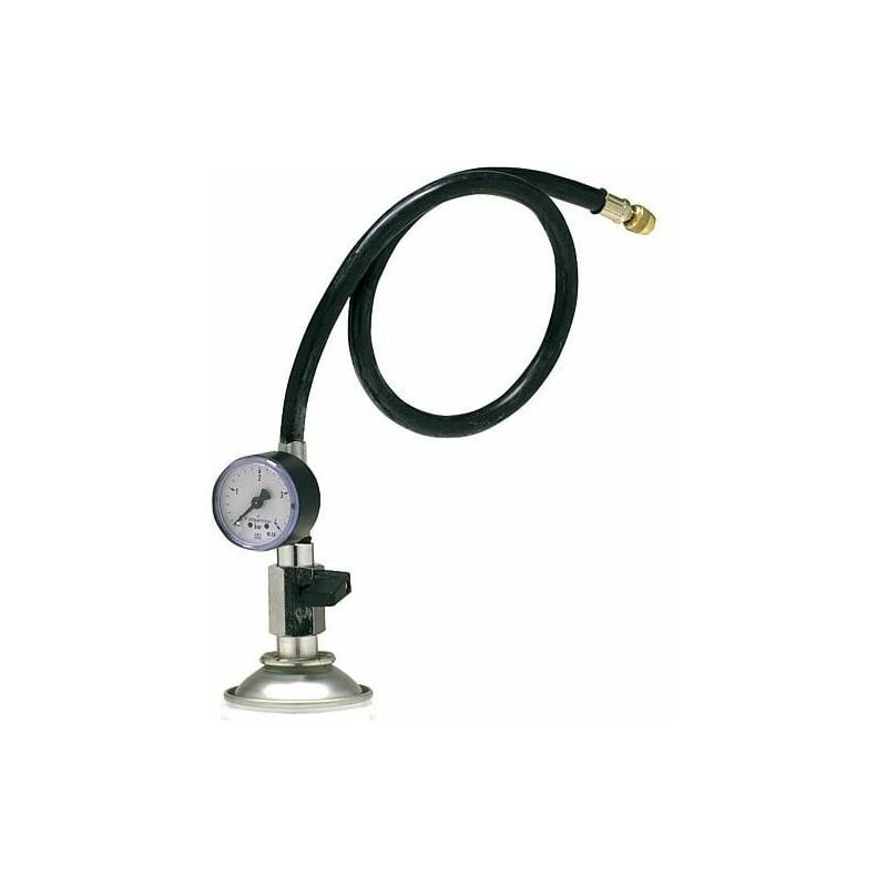Adaptateur avec manometre 0-10 bar flacon a pression