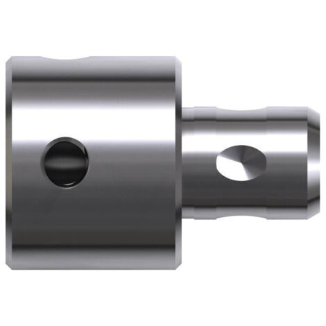 Adaptateur avec support Quick-In pour carotteuses avec queue Weldon 19 mm (3/4 ") avec 1 tige d'éjection