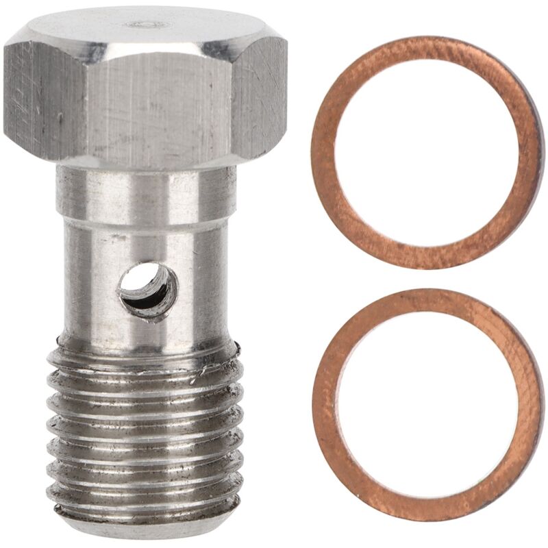 Rapanda - Adaptateur Banjo, 25 mm de long résistant à la corrosion Banjo adaptateur de montage de frein pour voiture